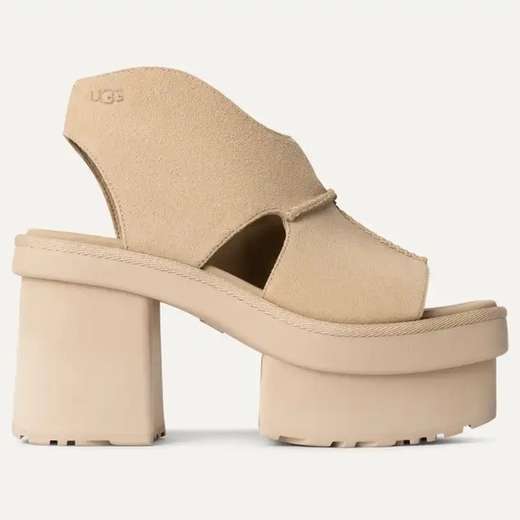UGG New Heights Platform Sandals 9.5 - Picture 2 of 11
